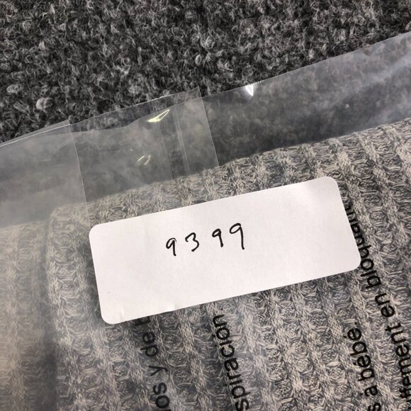 Next 1982 Henley Shirt Mens Small Gray Long Sleeve Textured Ribbed Stretch - Picture 9 of 9